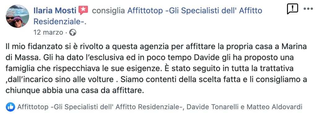 Affitto Top, Affitto Residenziale, Cedolare Secca, Contratto a Canone Concordato, Inquilino perfetto, Affittare Casa